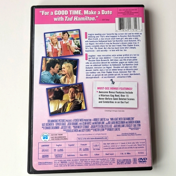 2/$15 Win A Date With Tad Hamilton DVD - Picture 2 of 4